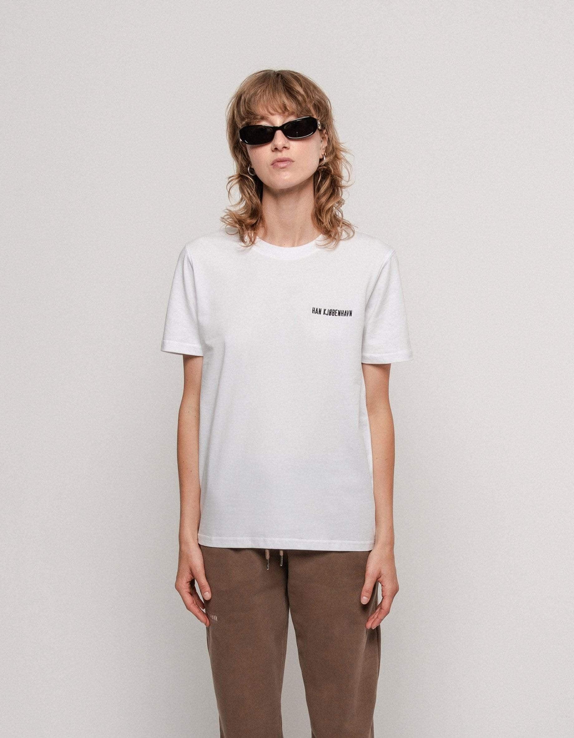 Prædike Harmoni talentfulde Han Kjøbenhavn t-shirt CASUAL TEE hvid female – Boutique Dig & Mig