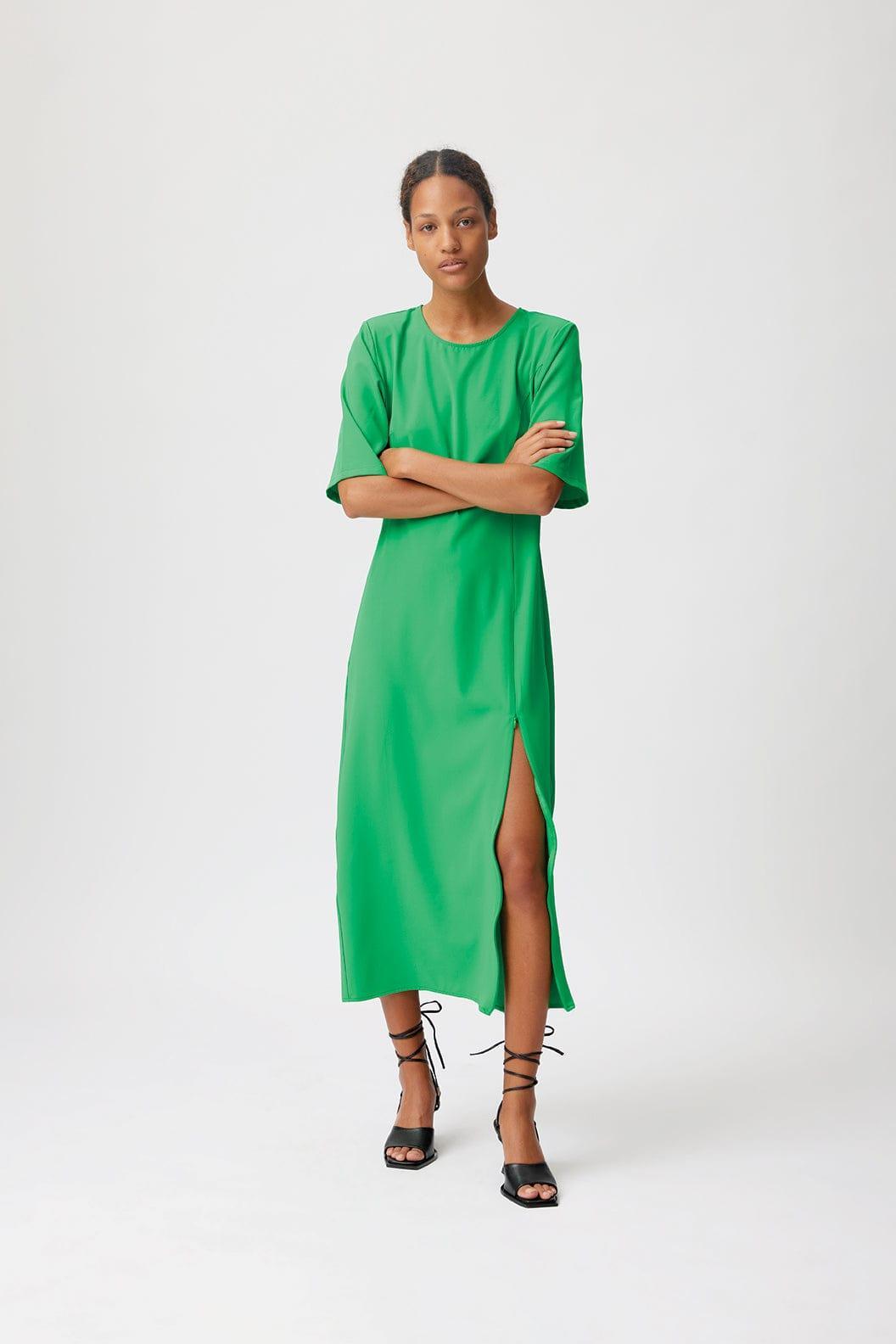 Gestuz kjole MELBAGZ long dress Green Bee – Boutique Dig & Mig